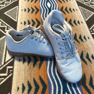 Nobull Off-White Trainers with Gum Sole